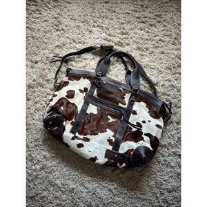 Cavalcanti Cowhide Leather Made in Italy Large tote duffel bag